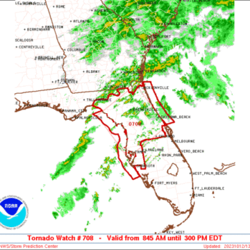 SPC Tornado Watch: Florida