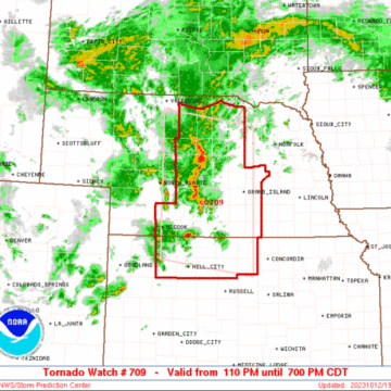 SPC Tornado Watch: Kansas/Nebraska