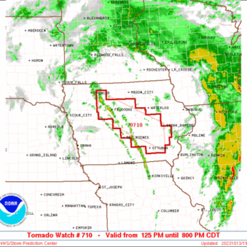 SPC Tornado Watch: Iowa