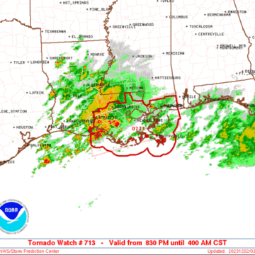 SPC Tornado Watch : Louisiana