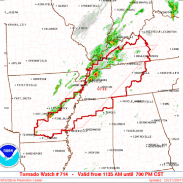 SPC Tornado Watch: Midwest