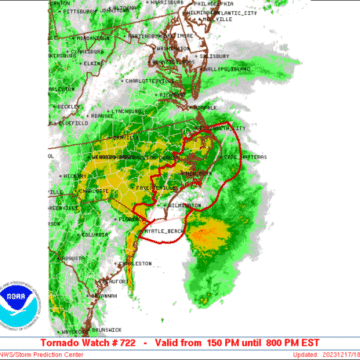 SPC Tornado Watch: North Carolina